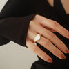 Ladies Light Luxury Pearl Butterfly Opening Adjustable Combination Ring, Specification:J2580