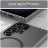 For Samsung Galaxy S23 Ultra 5G MagSafe Frosted Translucent TPU + PC Full Coverage Phone Case(Black)