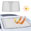 Car Windshield Sun Protection Heat Insulation Special-shaped Sunshade, Size: Small