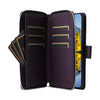 For Samsung Galaxy A54 Nine-card Slots Zipper Wallet Bag Leather Phone Case(Dark Purple)