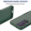 For Samsung Galaxy S24 FE 5G 2 in 1 PC + TPU Phone Case(Dark Green)
