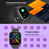 CS169 1.69 inch IPS Screen 5ATM Waterproof Sport Smart Watch, Support Sleep Monitoring / Heart Rate Monitoring / Sport Mode / Incoming Call & Information Reminder(Black)