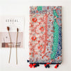 180 X 85cm  Women Cotton And Linen Scarf Retro Splicing Bohemian Printed Silk Shawl SL1906-052