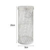 Outdoor Stainless Steel Barbecue Cage BBQ Round Mesh Tube 20cm With Hook