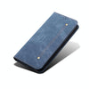 For Samsung Galaxy A06 5G Denim Texture Casual Style Horizontal Flip Leather Case(Blue)