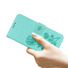 For Xiaomi Redmi 10 Rose Embossed Horizontal Flip PU Leather Case with Holder & Card Slots & Wallet(Green)