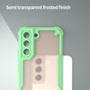 For Samsung Galaxy S22+ 5G Armor Glaze PC Hybrid TPU Phone Case(Green)
