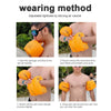 Children Arm Circle Learning Swimming Training Circle Adult Swimming Sleeve Safety Double Air Bag Floating Ring(Orange)