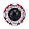 IPHCAR G262 H1 3.0 inch 12V Bi-Xenon Projector Lens Headlight with Exquisite Angle Eyes Decoration for Right Driving(Red)