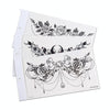 10 PCS Waterproof Tattoo Sticker Clavicle Chest Scar Covering Sticker(BC-034)