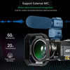 ORDRO AC3 3.1 inch IPS Screen 4K Full HD 13MP Night Vision WiFi Live Camcorder DV Digital Camera, Style:Standard + Microphone(Black)