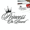 Princess Baby Pattern Car Decal Reflective Laser Vinyl Car Sticker, Size: 16.5x10.9cm(Black)