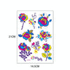 Fluorescent Face Waterproof Environmental Protection Tattoo Stickers Nightclub Bar Flower Arm Stickers(OHB-005)