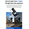 2K HD Cycling SOS Recorder with Light, D6 Visual Distress Signal (Black)