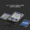 Blueendless US35 USB3.0 To SATA Adapter 2.5 / 3.5-Inch Hard Drive SSD Reader, Spec: USB3.0 EU Plug
