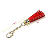 LS01 Tassel Zinc Alloy Keychain Car Hanging Bag Pendant (Red)