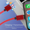 2 PCS ESSAGER Smartphone Fast Charging and Data Transmission Magnetic Cable with 8 Pin Magnetic Head, Cable Length: 2m(Black)
