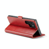 For Samsung Galaxy S24 Ultra 5G Fierre Shann PU Genuine Leather Texture Phone Case(Red)