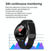 DT28 1.54inch IP68 Waterproof Silicone Strap Smartwatch Bluetooth 4.2, Support Incoming Call Reminder / Blood Pressure Monitoring / Watch Payment(Black Silver)