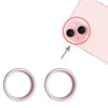 iPhone 15/15 Plus Rear Camera Lens Protector (Pink, 2-Pack)
