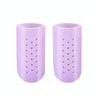 With Hole Toe Set High Heels Anti-Wear Anti-Pain Toe Protective Cover, Size: XS(Purple)