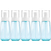 5 PCS Travel Plastic Bottles Leak Proof Portable Travel Accessories Small Bottles Containers, 100ml(Blue)