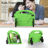 For Samsung Galaxy Tab A7 10.4(2020)T500/T505 EVA Material Children Flat Anti Falling Cover Protective Shell With Thumb Bracket(Green)