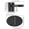 Car Drink Cup Holder Portable Hook Storage Rack(Black)