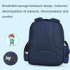 6623 Cartoon Load-reducing Children Schoolbag with Reflective Strips, Size: S (Royal Blue)