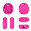 For Tamagotchi Uni (2023) Pet Game Machine Silicone Protection Case(Luminous Rose Red)