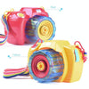 Electric Camera Shaped Flashing Sounding Toy Bubble Machine, Random Color Delivery, Bubble Liquid Not Included
