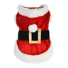 Christmas Dog Clothes for Small Dogs Santa Dog Costume Winter Pet Coats, Size:XXS(Red)