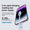 Baseus Gem Transparent 2.4A USB to 8 Pin Fast Charging Data Cable, Length:2m(Blue)