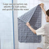 PVC Bathroom Non-slip Mat Thickened Massage Water-proof Foot Mat, Size: 58x88cm(Light Blue)