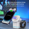 H32 15W 3 in 1 Magnetic Multifunctional Wireless Charger (White)