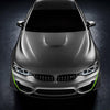 4 PCS Car-Styling Blade Decorative Sticker(Black)