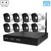 SriHome 8CH 1080p Wireless CCTV System NVR Kit - EU Plug