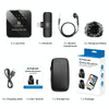 PULUZ Wireless Lavalier Microphone for iPhone / iPad, 8-Pin Receiver and Dual Microphones (Black)