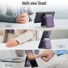 For Samsung Galaxy S23 Ultra 5G JEEHOOD J06 British Style RFID MagSafe Card Bag PU Phone Case(Purple)