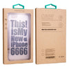 50 PCS Kraft Paper Phone Case Leather Case Packaging Box, Size: L 5.8-6.7 Inch(Black)
