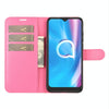 For Alcatel 1SE  2020 Litchi Texture Horizontal Flip Protective Case with Holder & Card Slots & Wallet(Rose red)