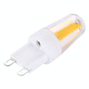 2W Filament Light Bulb , G9 PC Material Dimmable 4 LED for Halls, AC 220-240V(Warm White)
