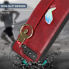 For Asus ROG Phone 5 ZS673KS Wristband Leather Back Phone Case(Red)