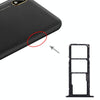 SIM Card Tray + SIM Card Tray + Micro SD Card Tray for Huawei Y5 (2019) (Black)