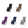 170x53x8cm Thickened Slip-on Home Recliner Cushion Garden Rocking Chair Cushion(Navy Blue)