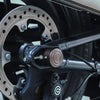 HP-A006 Motorcycle Modified Rear Axle Nut Covers Caps for Harley Sportster S(Black)