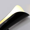 E27 LED Living Room Background Hotel Villa Corridor Bedroom Bedside Wall Lamp Small(Inside Gold Outside Black)