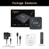G96max Smart 4K HD Android 11.0 TV Box, Amlogic S905W2 Quad Core ARM Cortex A35, Support Dual Band WiFi, HDMI, RJ45, Capacity:2GB+16GB(EU Plug)