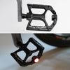 PROMEND PD-M28E 1 Pair Bicycle Aluminum Alloy DU Bearings Pedals with LED