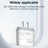 LDNIO Q229 QC3.0 / PD20W USB + Type-C Fast Charger with 1m Type-C to 8 Pin Cable, Plug Type:UK Plug(White)